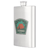 Clackamas Wilderness Oregon Camping Flachmann (Links)