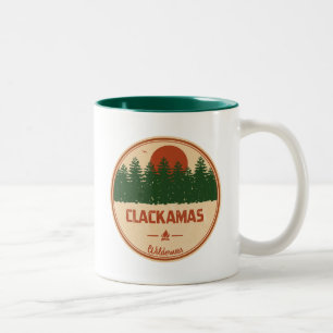 Clackamas Wilderness Oregon Zweifarbige Tasse