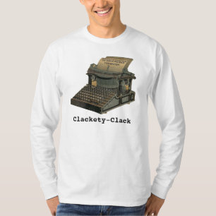 Clackety Clack Vintage Schreibmaschine T-Shirt