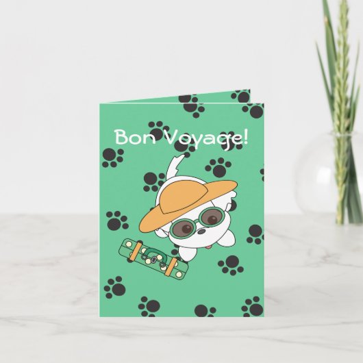 Clacney auf Ferien! Karte (Vorderseite)