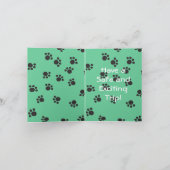 Clacney auf Ferien! Karte (Innenseite)