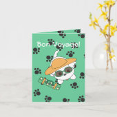 Clacney auf Ferien! Karte (Gelbe Blume)