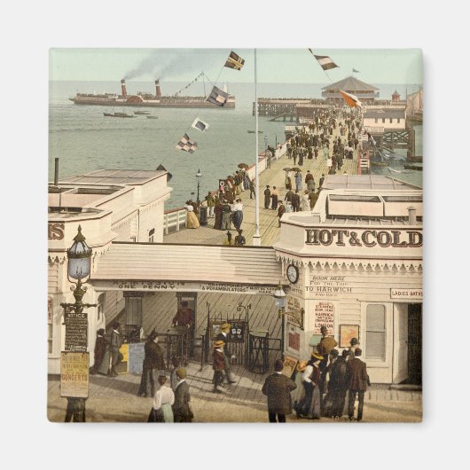 Clacton-on-Sea Pier I, Essex, England Magnet (Vorne)