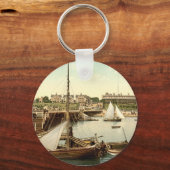 Clacton-on-Sea Pier II, Essex, England Schlüsselanhänger (Rückseite)