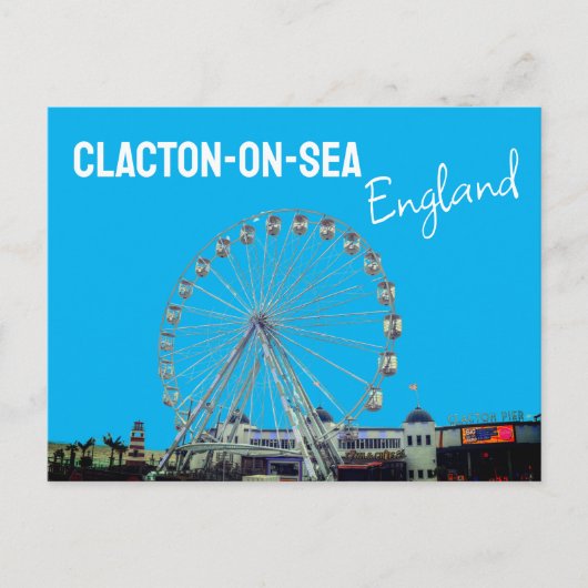 Clacton Pier - Clacton-on-Sea, England Postkarte (Vorderseite)