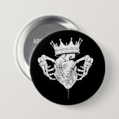 Claddagh Button (Vorne & Hinten)