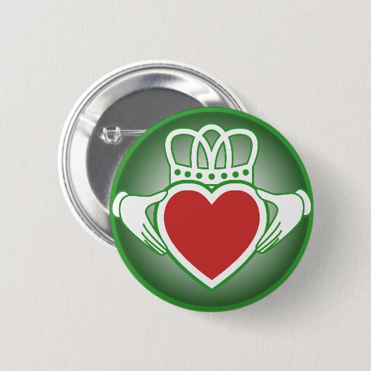 Claddagh Button (Vorne & Hinten)