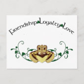 Claddagh / Claddaugh Postkarte (Vorderseite)