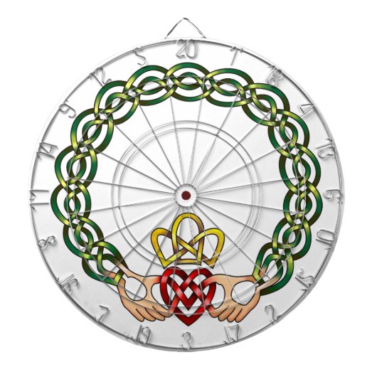 Claddagh Dartscheibe (vorne)