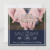 Claddagh - Datum speichern Save The Date (Rückseite)