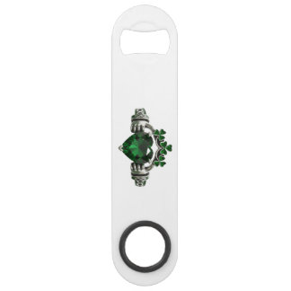 Claddagh Emerald Green Shamrock Bottle Opener Speed Flaschenöffner