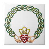 Claddagh Fliese (Vorderseite)
