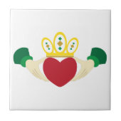 Claddagh Fliese (Vorderseite)