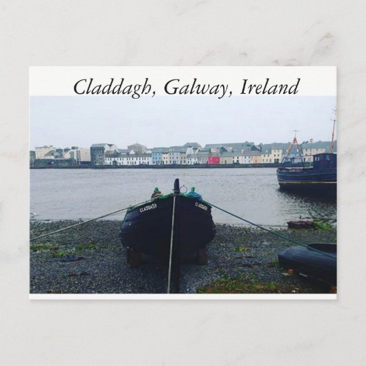 Claddagh, Galway, Irland Postkarte (Vorderseite)