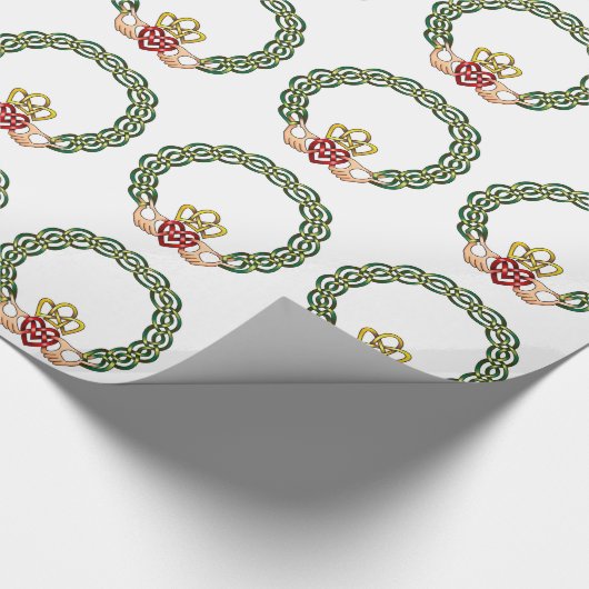 Claddagh Geschenkpapier (Ecke)