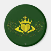 Claddagh (Gold) Magnet (Vorne)