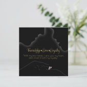 Claddagh-Gold zum Datum speichern Save The Date (Stehend Vorderseite)