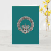 Claddagh Gruß-Karten Karte (Gelbe Blume)