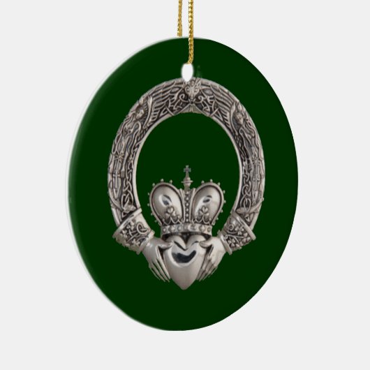 Claddagh Keramik Ornament (Rechts)