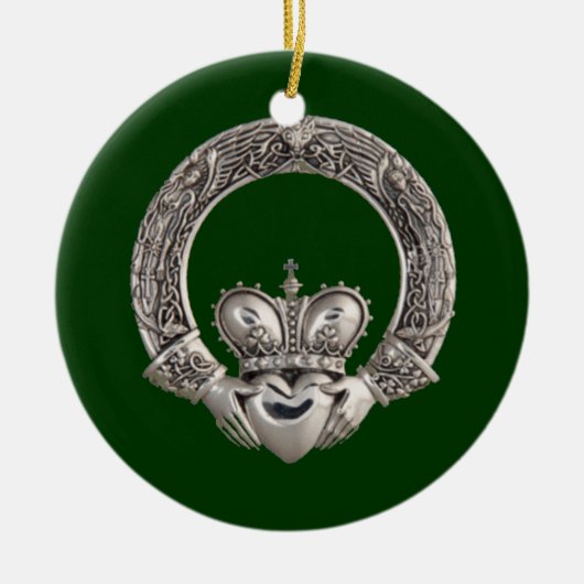 Claddagh Keramik Ornament (Vorne)