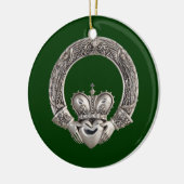 Claddagh Keramik Ornament (Links)