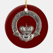 Claddagh Keramik Ornament (Hinten)