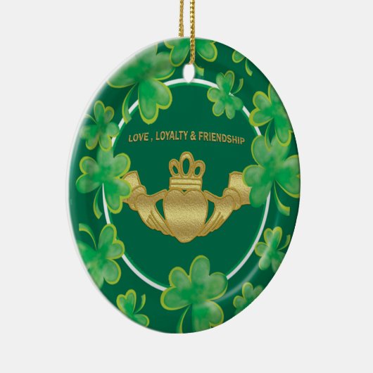 Claddagh Keramik Ornament (Rechts)