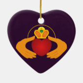 Claddagh Keramik Ornament (Hinten)