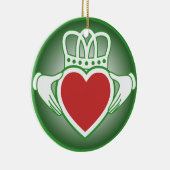 Claddagh Keramikornament (Rechts)
