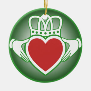 Claddagh Keramikornament