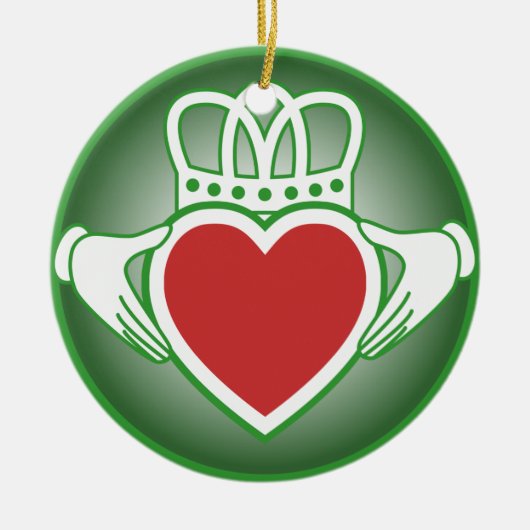 Claddagh Keramikornament (Vorne)