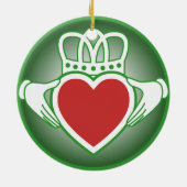 Claddagh Keramikornament (Hinten)