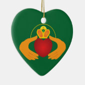 Claddagh Keramikornament (Rechts)