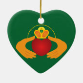 Claddagh Keramikornament (Hinten)