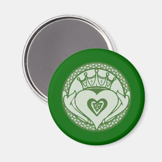 Claddagh Magnet (Vorderseite/Rückseite)