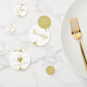 Claddagh Monogram Table Confetti Konfetti (Gruppe)