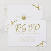 Claddagh Monogram UAWG Save the Date (Vorne/Hinten)