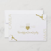 Claddagh Monogram UAWG Save the Date (Rückseite)