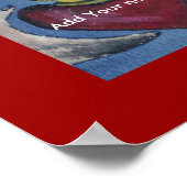 Claddagh Personalize mit/ names Leinwand Poster (Ecke)