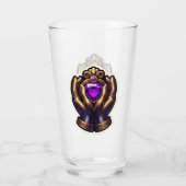 Claddagh Pint Glass Glas (Rückseite)