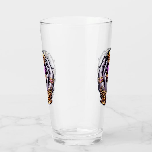 Claddagh Pint Glass Glas (Rechts)