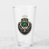 Claddagh Pint Glass Glas (Vorderseite)