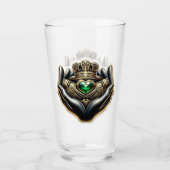 Claddagh Pint Glass Glas (Vorderseite)