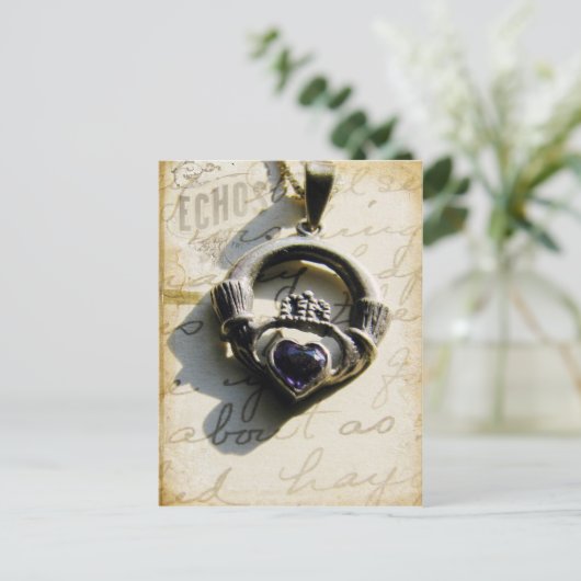 Claddagh Postkarte (Stehend Vorderseite)