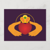 Claddagh Postkarte (Vorderseite)