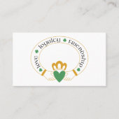 Claddagh-Ring Visitenkarte (Vorderseite)