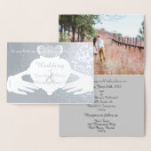 Claddagh Ring Wedding Einladung Foil Card (Anzeige)