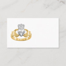 Claddagh Ring Wedding Platzkarte Initials & Datum