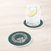 Claddagh Sandstein Untersetzer (Seite)