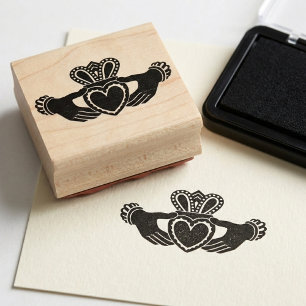 Claddagh-Stempel Gummistempel
